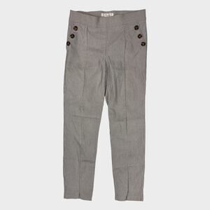 89th & Madison Medium Pants Striped Rayon Nylon Linen Spandex Blend